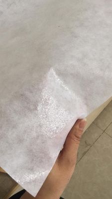 Polyester/Baumwolle Gaoxin Stickerei Hinterlagenteppich Verbundpapier Verschmelzbare Verbundrollen Bekleidung Verschmelzen