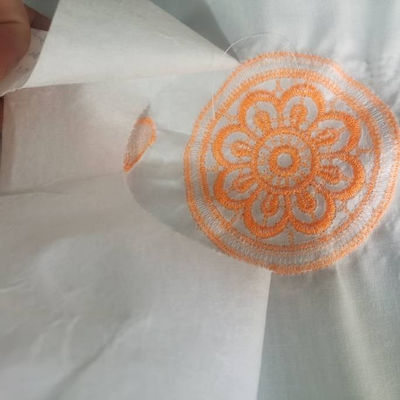 Polyester/Baumwolle Nichtgewebe Fusible Stickereien Rückendeckung Zwischengeschirr Nichtgewebe für Bekleidung