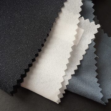 Warm schmelzende Klebebindung Erledige die Arbeit mit Grauem Kreis-Tricot Strick Interlining