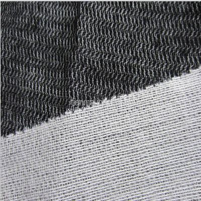 Warm schmelzende Klebebindung Erledige die Arbeit mit Grauem Kreis-Tricot Strick Interlining