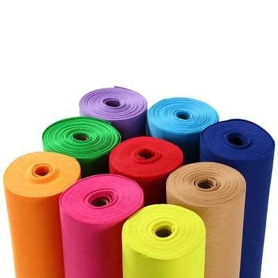 Farbenfrohe Weihnachtsbaum DIY Felt Nonwoven Stoff in 1mm-5mm Dicke mit Spunlace