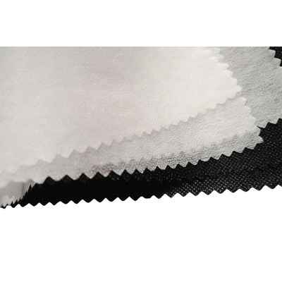 100% Polyester Nichtgewebe Fusible Verkleidung für die Bekleidungsindustrie Breite 90-200cm