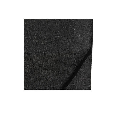 Gewebte schwarze 100% Polyester-Tricot-Flocken aus Fusible Stoffe