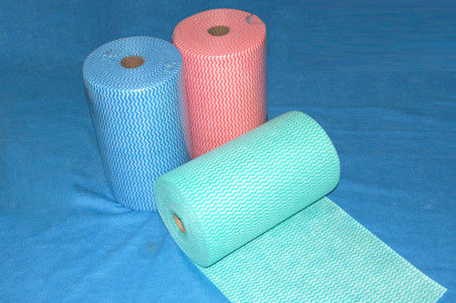 100% Polyester Spitze Gewebe Heimtextilien Breite 58/60 "Nicht gewebte Stoffrolle