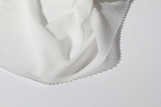 Gewebte schwarze 100% Polyester-Tricot-Flocken aus Fusible Stoffe