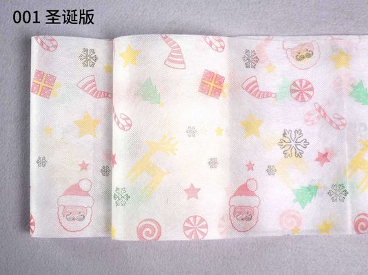Nachhaltige Verpackungslösung Farbenfrohe gedruckte Nonwoven Roll mit 100% Polypropylen