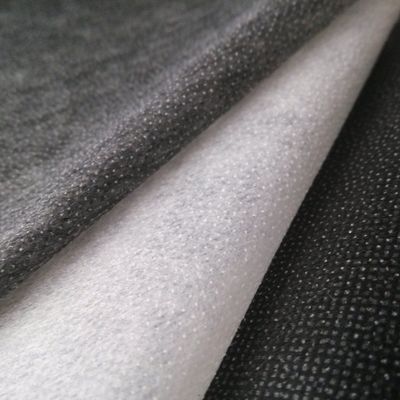 Gaoxin PA/PES Nichtgewebe Fusion Interlining für Bekleidung Doppelpunkt Schwarz Breite 90-200cm