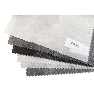 Polyester-Zwischenverkleidung für Kleidungsgegenstände in Schwarz, Weiß und Grau Breite 15-150 cm