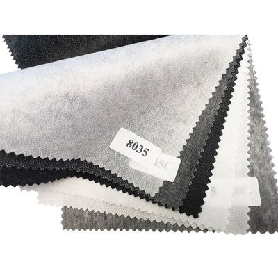 20-80GSM 100% Polyester-Doppelpunkte-Nichtgewebe mit Fusion-Zwischenverkleidung